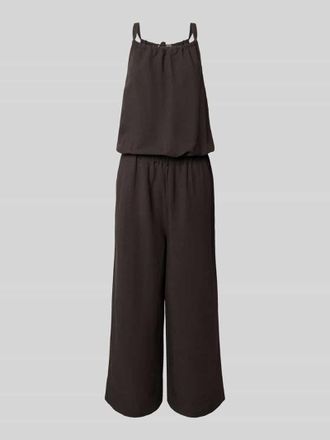 someday Jumpsuit mit r&uuml;ckseitiger Schn&uuml;rung Modell Cisea in Dunkelbraun, Gr&ouml;&szlig;e 34