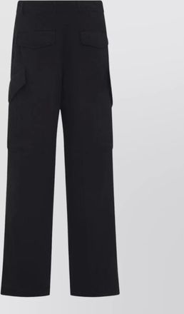 Dries Van Noten paxer bis cargo trousers button detail