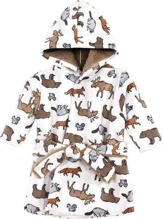 Hudson Baby Mink with Faux Fur Lining Pool and Beach Robe Cover-ups in Animal Adventure at Nordstrom, Size Medium