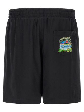 Casablanca Volcano Bermuda Shorts - Black