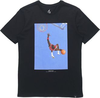 Nike Jordan Air Jordan slamdunk Printed Sports TEE Men Black 915935-010
