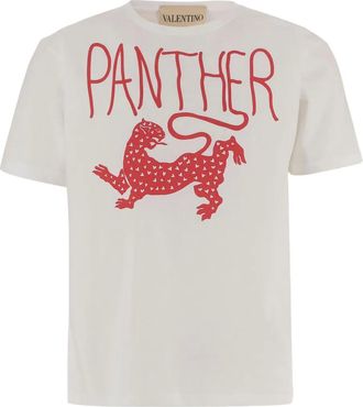 Valentino Garavani Katoenen T-shirt - Beige