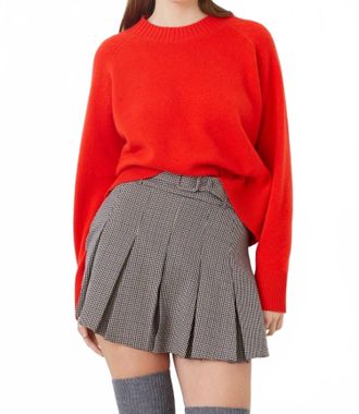 Suncoo Paulvar Wool Sweater In Rouge