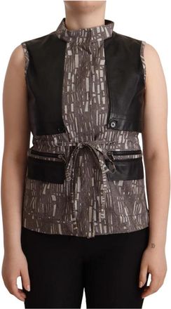 Comeforbreakfast Sleeveless Top - Dames - Tops zonder mouwen - Veelkleurig - S - Leer - Tops