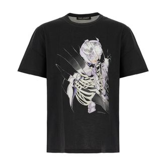 Our Legacy T-Shirts, male, Black, Size: XL New Box T-Shirt