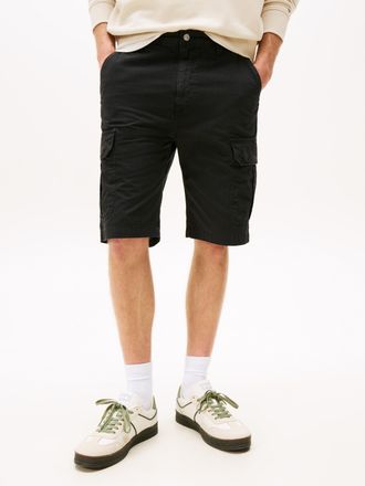 Tommy Jeans Cargoshorts TOMMY JEANS TJM OTIS CARGO REG SHORTS, Herren, Gr. 30, N-Gr, schwarz, Web, Obermaterial: 100% Baumwolle, unifarben, regular fit kurz, Hose