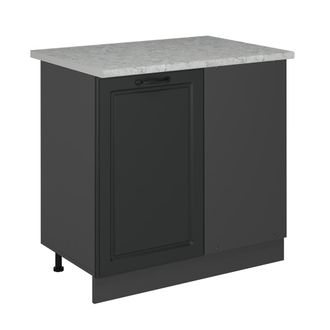 Vicco Armario De Esquina R-line, Antracita Casa De Campo, 86 Cm Et M&aacute;rmol