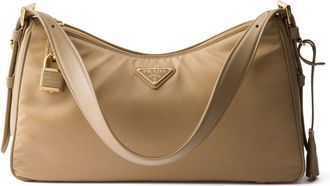 Prada large Aim&eacute;e shoulder bag - Brown