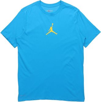 Nike Jordan Air Jordan Jumpman Quick Dry Round Neck Short Sleeve Blue BQ6741-446