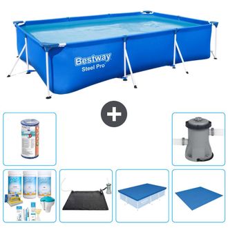 Bestway Piscina Bestway Steel Pro Rectangular - 300x201x66 Cm - 7-piezas S22245