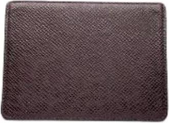 Louis Vuitton Pre-owned Wallets, female, Purple, Size: ONE SIZE Pre-owned Leather Wallet
