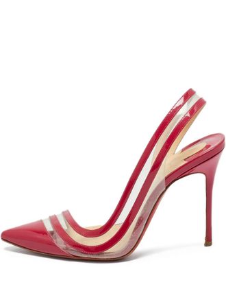 Christian Louboutin Leren pumps - Rood