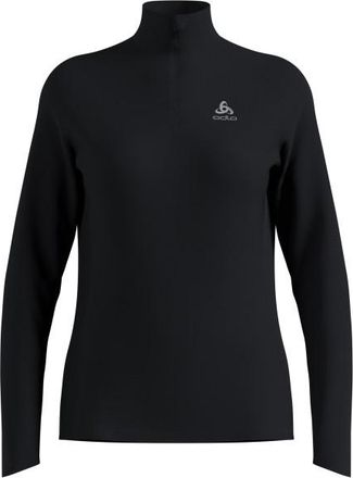 Odlo Mid Layer 1/2 Zip Essential Ceramiwarm Funktionsshirt f&uuml;r Damen | schwarz