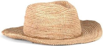 Eugenia Kim Winona Raffia Cowboy Hat in Camel at Nordstrom