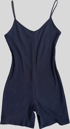 Only Hearts Womens So Fine Eco Rib Heart Onesie In Black