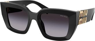 Miu Miu MUB05SF Asian Fit 16K90A Womens Sunglasses Black Size 51
