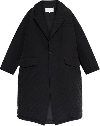 Maison Margiela Dames, Mantels, Zwart, Maat: 2XS Polyamide