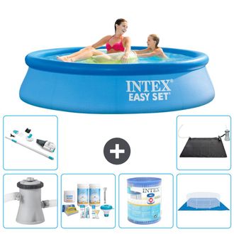 Intex Piscina Easy Set Redonda - 244x61 Cm - 8-piezas S40810