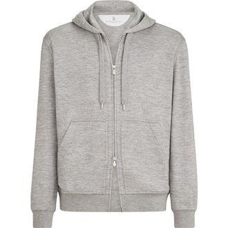 Brunello Cucinelli French terry sweatshirt in Grey at Nordstrom, Size 4X-Large Eu