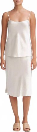 Vince Satin Cami Top In Champagne