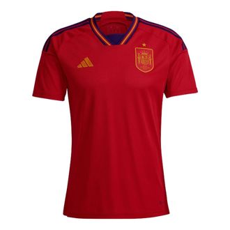 adidas Spain 2022-2023 World Cup Home Jersey Asia Sizing HL1970
