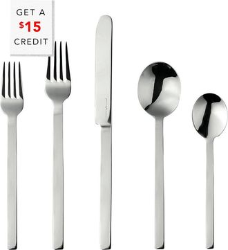 Mepra 5Pc Flatware Set With $15 Credit