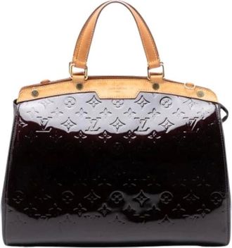 Louis Vuitton Pre-owned Handbags, female, Purple, Size: ONE SIZE Pre-owned Brea GM
