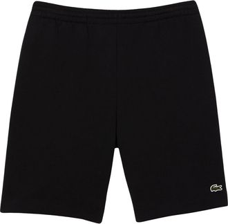 Lacoste Regular Fit Cotton Blend Sweat Shorts in Black at Nordstrom Rack, Size 7(Xxl)