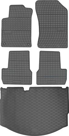 OEM Juego De Alfombrillas De Goma Para Coche Y Maletero Para Citro&euml;n C3 Ii Hatchback (2010-2016)