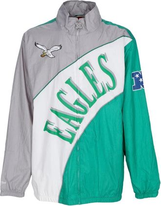 Mitchell & Ness NFL Boog Windbreaker Eagles Viering - Heren - Fitness - Veelkleurig - M - Polyester - Fitness