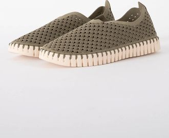 Ilse Jacobsen Womens Ilse Jacobsen Tulip Slip-In Womens Shoes - Army 410 - Tan - Size: 6