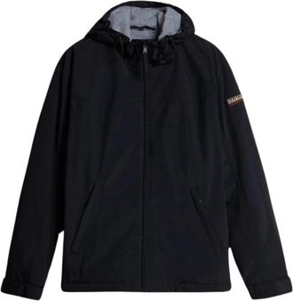 Napapijri Shelter Wint Short Jacket - Heren - Windbreakers - Blauw - L - Polyester - Fitness