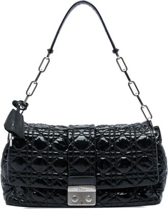 Dior Pre-owned Dior Patent Cannage New Lock Shoulder Bag Ladies 1JIORA4H1CJ78S1R