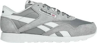 Reebok Heren-sportschoenen met panelen van nylon en su&egrave;de (Grijs/Wit)