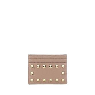 Valentino Garavani Beige Calfslederen Bos Taurus Portemonnee
