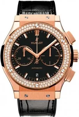 Hublot Classic Fusion Mat Black Dial Automatic Mens Chronograph Watch 521.OX.1181.LR.1104