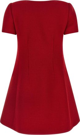Valentino Garavani Womens Multicolor Virgin Wool Short Dress