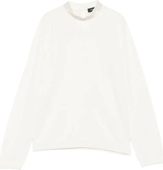 Fabiana Filippi Maglione con decorazione - Toni neutri