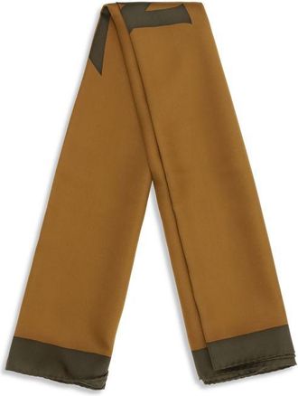 Saint Laurent Cassandre Scarf - Brown