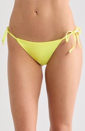 Maaji Sunning Side Tie Bikini Bottoms in Yellow at Nordstrom Rack, Size Medium