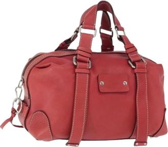 Chlo&eacute; Pre-owned Handbags, female, Red, Size: ONE SIZE Pre-owned Hand Bag