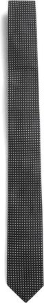 Dolce & Gabbana Cravatta con motivo jacquard - Nero
