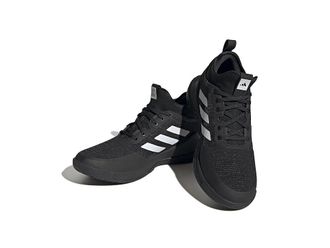 adidas Crazyflight Mid Volleyball Shoes Womens Shoes Black/White/Carbon : 7.5 B - Medium, Textile