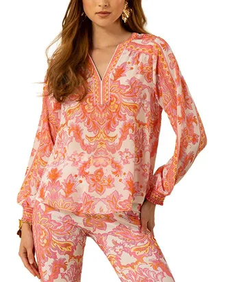 Hale Bob Hale Bob Silk Chaya Blouse
