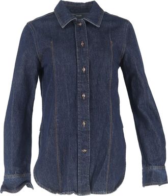 Toteme Shirt in Navy Blue Denim