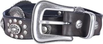 Campomaggi Riemen - Dames - Riemen - Grijs - 85 CM - Leer - Accessoires