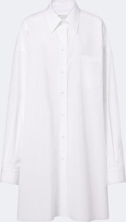 Maison Margiela Oversized cotton poplin shirt