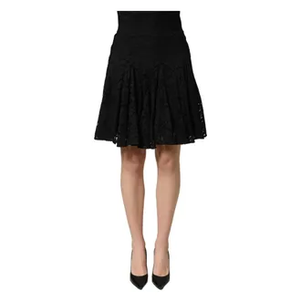 Dolce & Gabbana Lace Miniskirt - female - Dolce & Gabbana - Short Skirts - Black - M - Skirts