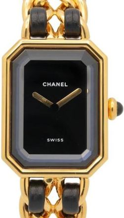Chanel Pre-owned Vintage Polshorloge - Dames - Vintage Horloges - Zwart - ONE Size - Leer - Vintage