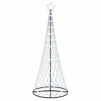 vidaXL &Aacute;rbol De Navidad Led Con 295 Led Con Soporte Fr&iacute;o 250 Cm Metal Vidaxl